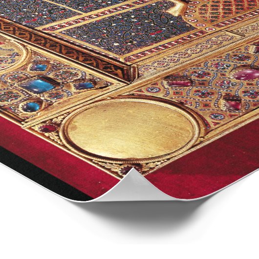 Enamelled plaque depicting the Archangel Michael Poster (Ecke)