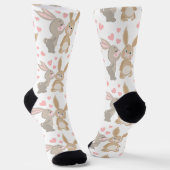 Enamored Bunnies Socken (Gewinkelt)