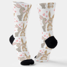 Enamored Bunnies Socken