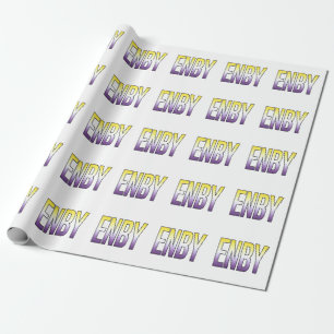ENBY - Nichtbinär Geschenkpapier