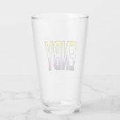 ENBY - nichtbinär Glas (Rückseite)