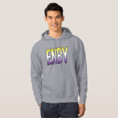 ENBY - nichtbinär Hoodie (Vorne ganz)