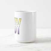 ENBY - nichtbinär Kaffeetasse (Mittel)