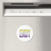 ENBY - nichtbinär Magnet (In Situ (Geschirrspüler))