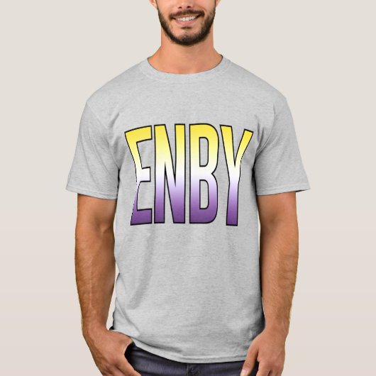 ENBY - nichtbinär T-Shirt (Vorderseite)