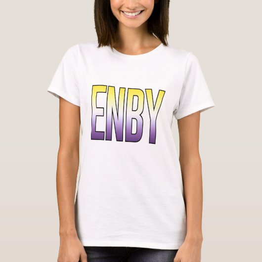 ENBY - nichtbinär T-Shirt (Vorderseite)