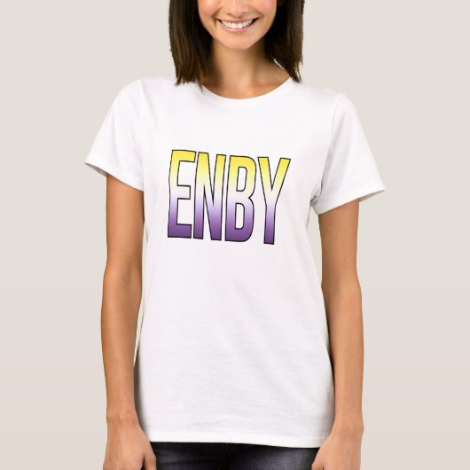 ENBY - nichtbinär T-Shirt (Vorderseite)