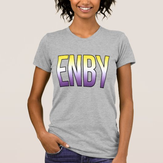 ENBY - nichtbinär T-Shirt (Vorderseite)