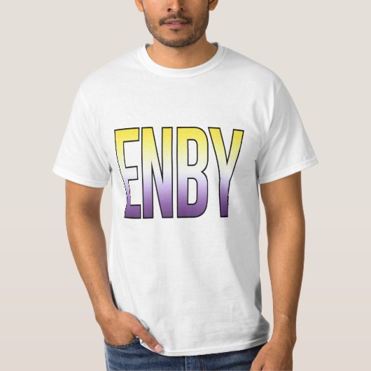 ENBY - nichtbinär T-Shirt (Vorderseite)