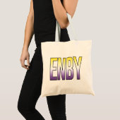 ENBY - nichtbinär Tragetasche (Vorderseite (Produkt))