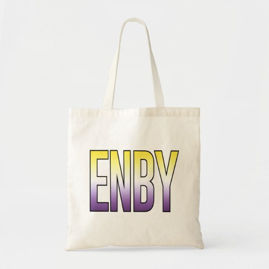 ENBY - nichtbinär Tragetasche (Vorne)