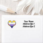 Enby Pride Heart Label (Insitu)