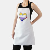 Enby Pride Heart Schürze (InSitu)