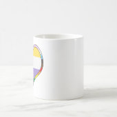 Enby Pride Heart Tasse (Mittel)