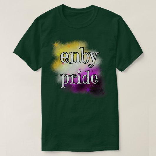 Enby Stolz 1 T-Shirt (Design vorne)