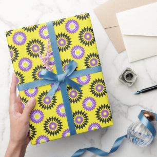 Enby Stolz / Gelbe Blume Umhüllung Geschenkpapier