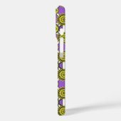 Enby Stolz / lila Spiegelmuster Blume C Case-Mate iPhone Hülle (Rückseite / Links)