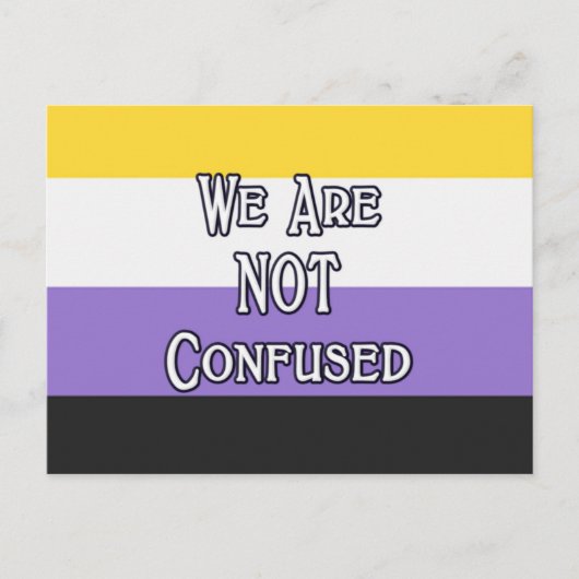 Enby We are... Postkarte (Vorderseite)