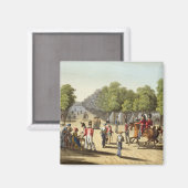 Encampment of the British Army in the Bois de Boul Magnet (Vorderseite/Rückseite)
