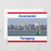 Encarnación, Paraguay Postcard Postkarte (Vorne/Hinten)