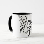 EncaustiCamp Bienen-Tasse Tasse (Vorderseite Links)