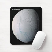 Enceladus 6. Mond von Saturn Mousepad (Mit Mouse)