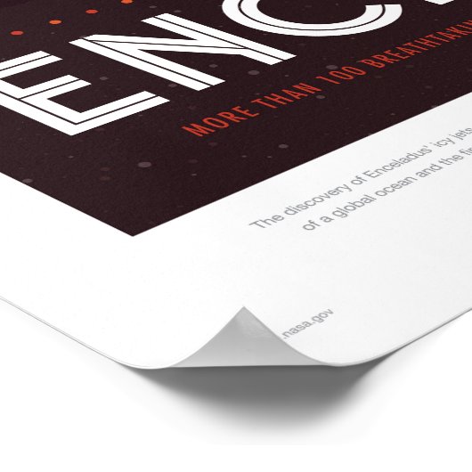 Enceladus Fantasy Tour Poster (Ecke)