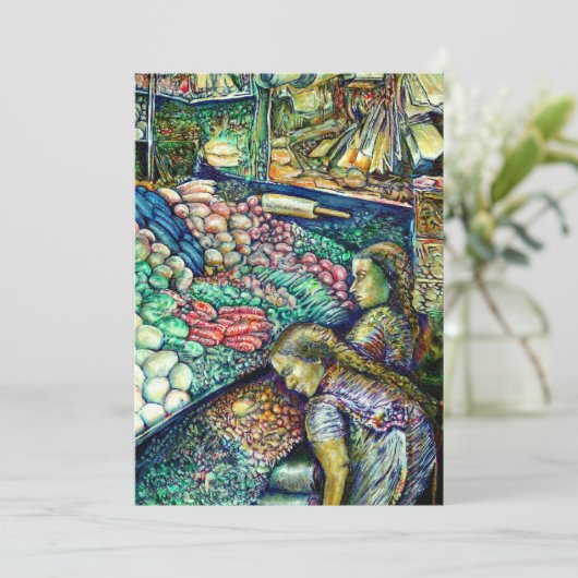 Enceladus Feiertagskarte (Stehend Vorderseite)