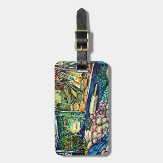 Enceladus Gepäckanhänger (Vorderseite vertikal)