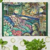 Enceladus Geschirrtuch (Gefaltet)