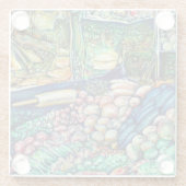 Enceladus Glasuntersetzer (Rückseite)