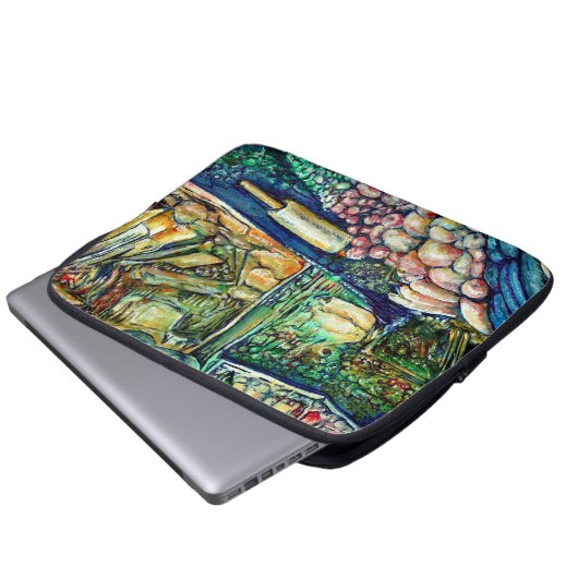 Enceladus Laptopschutzhülle (Vorne Knopf)