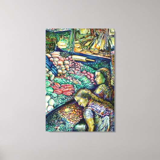 Enceladus Leinwanddruck (Vorderseite)