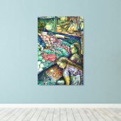 Enceladus Leinwanddruck (Insitu (Holzboden))