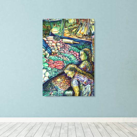 Enceladus Leinwanddruck (Insitu (Holzboden))