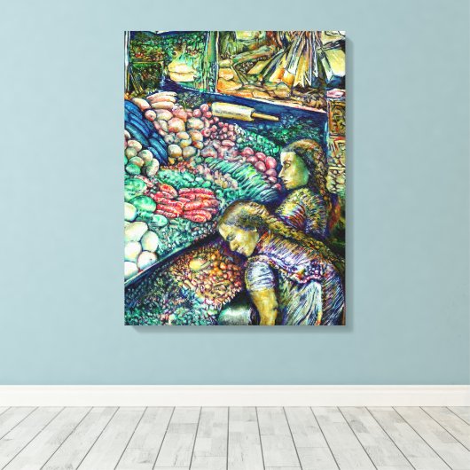 Enceladus Leinwanddruck (Insitu (Holzboden))