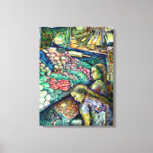 Enceladus Leinwanddruck (Vorderseite)