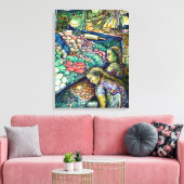 Enceladus Leinwanddruck (Insitu (Wohnzimmer))