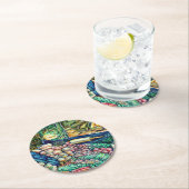 Enceladus Runder Pappuntersetzer (Vor Ort)