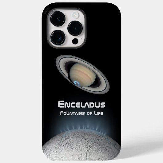Enceladus Saturn Mondbrunnen Case-Mate iPhone Hülle (Rückseite)