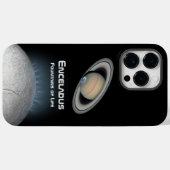 Enceladus Saturn Mondbrunnen Case-Mate iPhone Hülle (Rückseite (Horizontal))