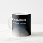 Enceladus Saturn Mondbrunnen Kaffeetasse (Vorderseite Links)