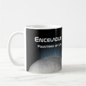 Enceladus Saturn Mondbrunnen Kaffeetasse (Links)