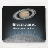 Enceladus Saturn Mondbrunnen Mousepad (Vorne)
