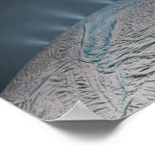 Enceladus Saturn Mondbrunnen Poster (Ecke)