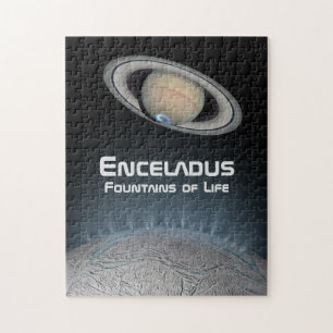 Enceladus Saturn Mondbrunnen Puzzle