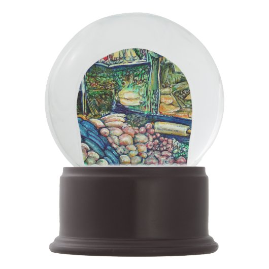 Enceladus Schneekugel (Rückseite)