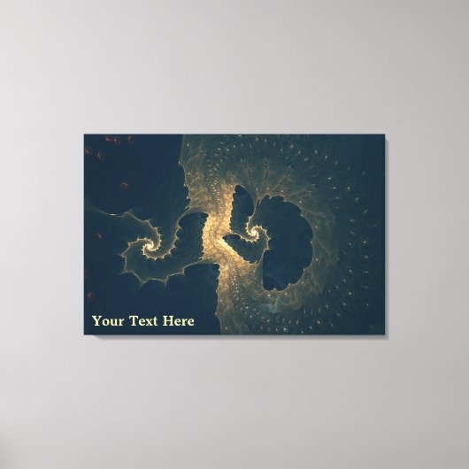 Enceladus unter dem Eis Leinwanddruck (Vorderseite)