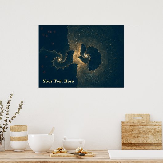 Enceladus unter dem Eis Poster (Küche)