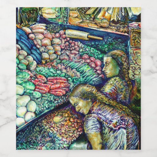 Enceladus Weinetikett (Einzelnes Label)